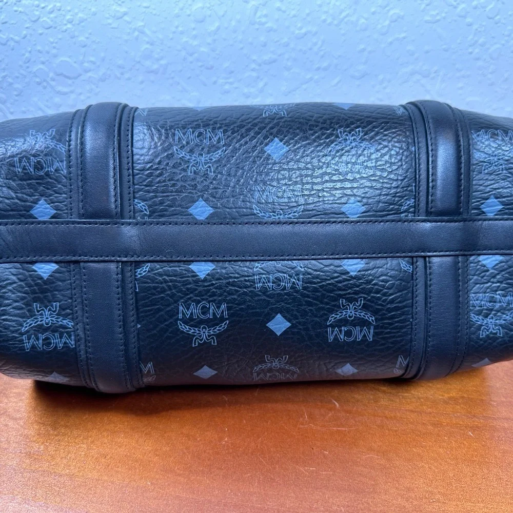 MCM VISETOS BARREL SHOULDER BAG